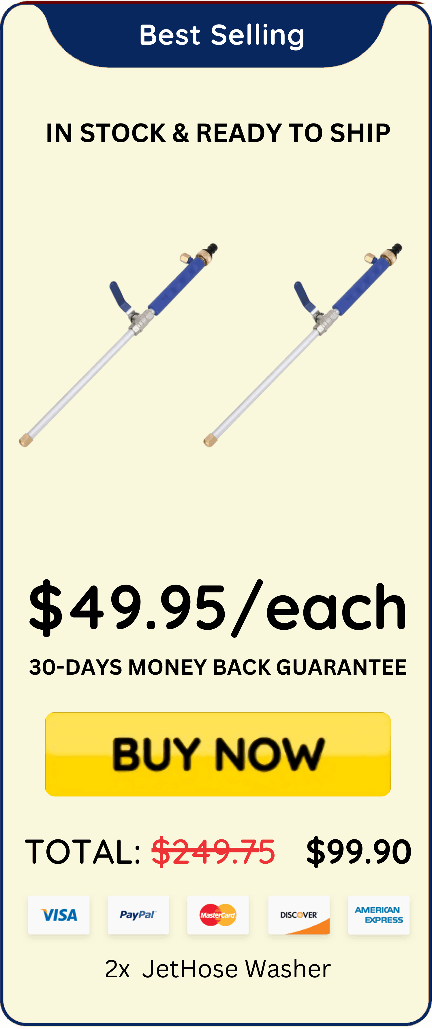  JetHose Washer offer price 