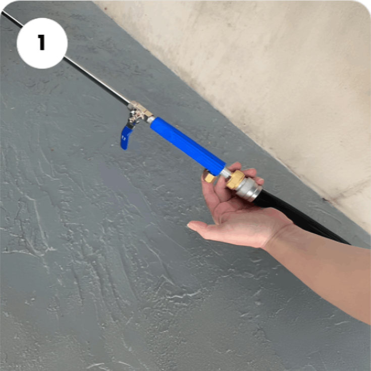 how to use  JetHose Washer